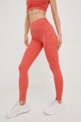 Only Play legginsy treningowe Evan damskie kolor pomarańczowy gładkie. Brązowe legginsy Only Play, bez wzorów, z dzianiny. W wyprzedaży za 117.99 zł.