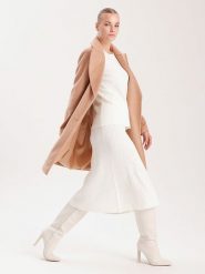 BGN Płaszcz przejściowy w kolorze karmelowym rozmiar: 34. Brązowe płaszcze BGN, bez wzorów, bez kaptura. Za 130.50 zł.