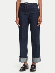 Morgan Jeansy 252-PREVER Granatowy Straight Fit. Niebieskie jeansy Morgan, bez wzorów, z bawełny. Za 349.99 zł.
