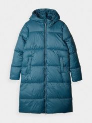 4F Płaszcz pikowany w kolorze zielonym rozmiar: S. Zielone płaszcze 4f, s, bez wzorów, bez kaptura. Za 187.96 zł.