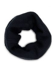 Buff Komin Knitted & Fleece 126472.779.10.00 Granatowy. Niebieskie szaliki i kominy Buff, na zimę, bez wzorów, z materiału, sportowe. Za 199.99 zł.