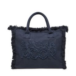 Torba Banana Moon. Niebieskie shopper bag Banana Moon, bez wzorów, bez dodatków. Za 339.99 zł.