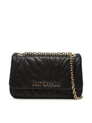 Just Cavalli Torebka 78RA4BE3 ZSB23 Czarny. Czarne kopertówki Just Cavalli, bez wzorów, ze skóry, wizytowe, bez dodatków. Za 579.99 zł.