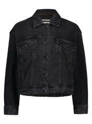 Scotch & Soda Kurtka dżinsowa w kolorze czarnym rozmiar: XS. Czarne kurtki Scotch & Soda, xs, bez wzorów, z bawełny, bez kaptura. Za 282.99 zł.