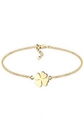Elli Damski wisiorek koniczynka symbol szczęścia w srebrze próby 925 Sterling Silver Bransoletki 1 ct. Szare bransoletki Elli, srebrne. Za 203.99 zł.