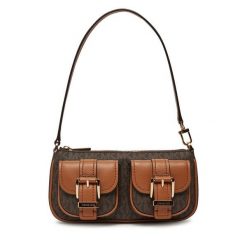 Torebka MICHAEL Michael Kors. Brązowe torebki klasyczne MICHAEL Michael Kors, bez wzorów, klasyczne, bez dodatków. Za 679.99 zł.