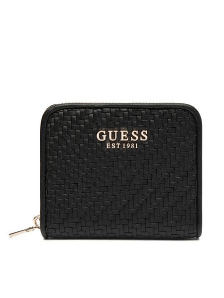 Guess Portfel SWWG96 31137 Czarny. Czarne portfele Guess, z aplikacjami, ze skóry. Za 189.99 zł.