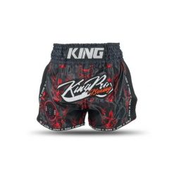 Szorty do boksu tajskiego King Pro Boxing Devil 4. Czarne szorty KING PRO BOXING, bez wzorów, sportowe. Za 340.50 zł.