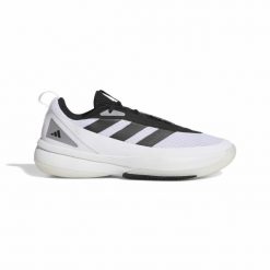 Buty do koszykówki adidas Front Court. Białe buty do biegania adidas, bez wzorów, z gumy, bez zapięcia, do biegania. Za 360.85 zł.