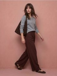 Sweter z domieszką wełny - szary. Szare swetry Sinsay, l, bez wzorów, z wełny, bez ramiączek. Za 69.99 zł.