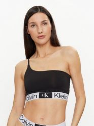 Calvin Klein Underwear Biustonosz top 000QF7589E Czarny. Czarne biustonosze Calvin Klein Underwear, l, bez wzorów, z bawełny, bez kołnierzyka, bez ramiączek. Za 99.99 zł.