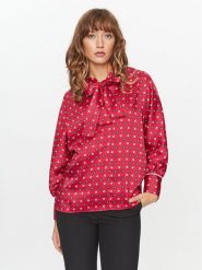 Marella Bluzka Mission 2331160938200 Czerwony Regular Fit. Czerwone bluzki Marella, bez wzorów, z syntetyku, bez kołnierzyka, bez ramiączek. Za 849.99 zł.