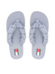 Tommy Jeans Japonki Braided Thong Beach Sandal EN0EN02877 Błękitny. Niebieskie japonki Tommy Jeans, bez wzorów, z jeansu. Za 189.99 zł.