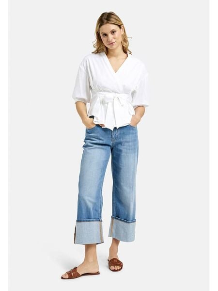 Smith & Soul Bluzka w kolorze białym rozmiar: S. Białe bluzki Smith & Soul, s, bez wzorów, bez kołnierzyka, bez ramiączek. Za 173.99 zł.