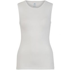 Koszulka termoaktywna damska Odlo Performance Light Eco BL Top Crew Neck Singlet. Białe bielizna termoaktywna damska ODLO, bez wzorów. Za 161.99 zł.