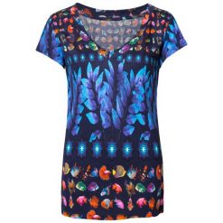 Desigual T-Shirt Damski Ts Erika S Ciemnoniebieski. T-shirty marki Desigual. Za 149.00 zł.