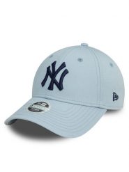 New Era Czapka z daszkiem Metallic Logo 9FORTY New York Yankees 60595488 Błękitny. Niebieskie czapki z daszkiem New Era, bez wzorów, z bawełny. Za 129.99 zł.