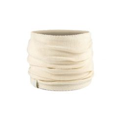 Buff komin chusta dzianina zimowy przejściowy Yulia ecru beż. Białe chusty Buff, na zimę, bez wzorów, z dzianiny. Za 138.00 zł.