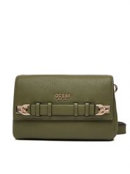 Guess Torebka Gregoria HWBG85 46200 Zielony. Zielone listonoszki Guess, z aplikacjami, ze skóry, bez dodatków. Za 419.99 zł.