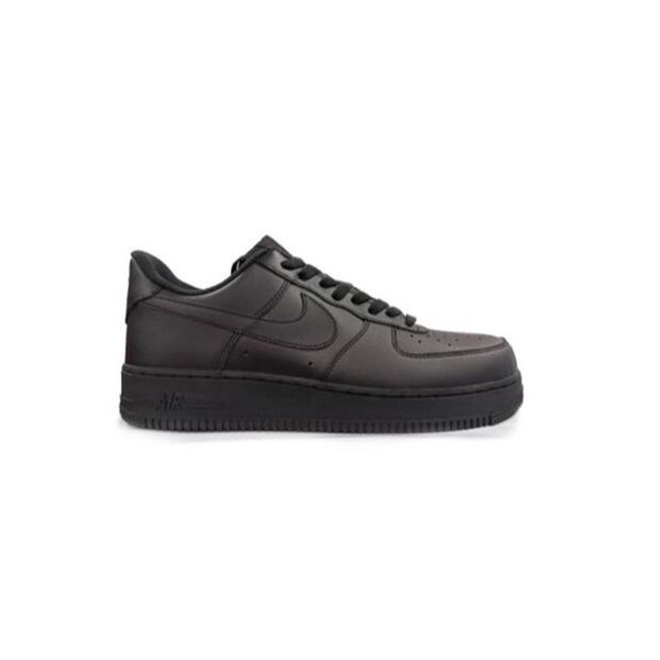 Buty sportowe Nike Air Force 1 Low LE GS black. Czarne buty treningowe Nike, bez wzorów, bez zapięcia, Nike Air Force. W wyprzedaży za 436.70 zł.