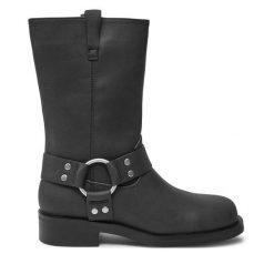 Botki ONLY Shoes. Czarne botki ONLY SHOES, bez wzorów, bez obcasa, na płaskiej podeszwie, bez zapięcia. Za 199.99 zł.