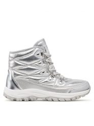 Sprandi Trapery WPRS-2021W07142 Srebrny. Szare traperki Sprandi, bez wzorów, ze skóry, bez obcasa, bez zapięcia. Za 139.99 zł.