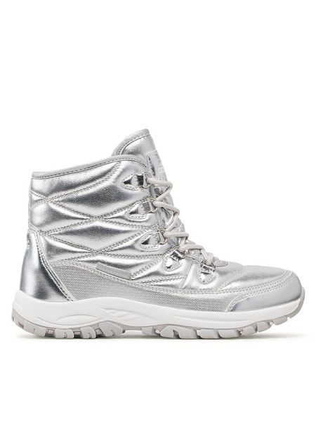 Sprandi Trapery WPRS-2021W07142 Srebrny. Szare traperki Sprandi, bez wzorów, ze skóry, bez obcasa, bez zapięcia. Za 139.99 zł.