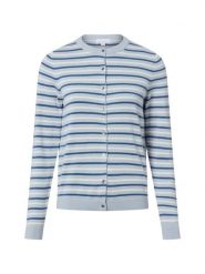 Brookshire Kardigan Kobiety Bawełna niebieski|wielokolorowy, XXXL. Niebieskie swetry brookshire, bez wzorów, z bawełny, bez ramiączek. Za 89.95 zł.