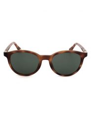 Guess Okulary przeciwsłoneczne unisex w kolorze brązowo-ciemnozielonym rozmiar: 51. Brązowe okulary przeciwsłoneczne Guess, z aplikacjami, z tworzywa sztucznego, metalowe. Za 259.95 zł.