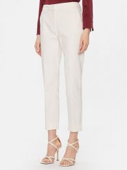 Weekend Max Mara Spodnie materiałowe Vite 2415131031 Beżowy Regular Fit. Brązowe spodnie materiałowe Weekend Max Mara, bez wzorów, z bawełny. Za 449.99 zł.