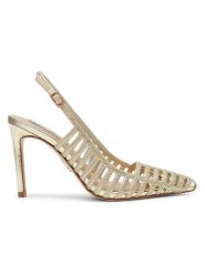 Steve Madden Czółenka w kolorze złotym rozmiar: 36. Żółte czółenka Steve Madden, bez wzorów, klasyczne, bez obcasa, na szpilce, bez zapięcia. Za 276.71 zł.