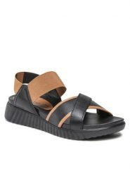 Lasocki Sandały ARC-4879-06 Czarny. Czarne sandały Lasocki, bez wzorów, ze skóry, bez obcasa, na płaskiej podeszwie, bez zapięcia. Za 179.99 zł.