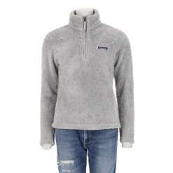 Second life - Kobiety Szary Polarowy Sweter Los Gatos - Jak nowy. Szare swetry Patagonia, bez wzorów, z polaru, sportowe, bez ramiączek. Za 253.76 zł.