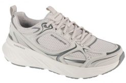 Buty sportowe Sneakersy damskie, Edgeride - Silver Eclipse. Szare buty treningowe Skechers, bez wzorów, z materiału, przed kostkę, bez zapięcia, trekkingowe. Za 339.99 zł.
