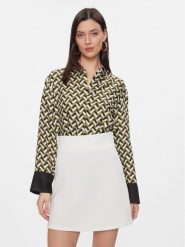 Max Mara Leisure Koszula Procida 2416111017 Zielony Regular Fit. Zielone koszule Max Mara Leisure, bez wzorów, z jedwabiu, bez kołnierzyka, bez ramiączek. Za 709.99 zł.