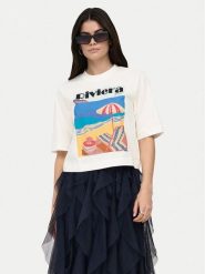 ONLY T-Shirt Vega 15375753 Biały Regular Fit. Białe t-shirty ONLY, l, bez wzorów, z bawełny, bez kołnierzyka, bez ramiączek. Za 99.99 zł.