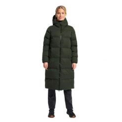 Damska kurtka zimowa Tenson Casual. Zielone kurtki Tenson, na zimę, xl, bez wzorów, z materiału, casualowe, bez kaptura. Za 646.50 zł.