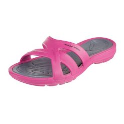 Klapki basenowe damskie PANAMA. Czerwone klapki Aqua-Speed, bez wzorów, sportowe, bez obcasa, bez zapięcia. Za 69.99 zł.