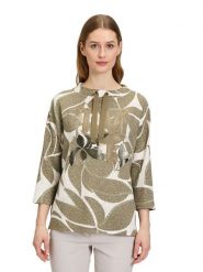 Betty Barclay Bluza w kolorze oliwkowo-białym rozmiar: 40. Zielone bluzy bez kaptura Betty Barclay, bez wzorów, bez kaptura. Za 126.99 zł.