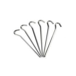 Szpilki do namiotu Rockland Haxagon 6 pcs. Szare szpilki Rockland, bez wzorów, sportowe, bez obcasa, na szpilce, bez zapięcia. Za 41.99 zł.
