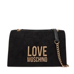 Torebka LOVE MOSCHINO. Czarne torebki klasyczne Love Moschino, bez wzorów, klasyczne, bez dodatków. Za 709.99 zł.