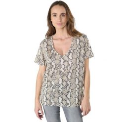 Koszulka damska Le Temps des cerises Argent. Szare t-shirty sportowe Le Temps Des Cerises, bez wzorów, bez ramiączek. W wyprzedaży za 157.00 zł.