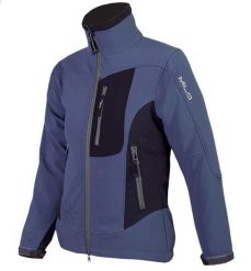 Damska kurtka softshell bez kaptura Milo Chill Lady. Niebieskie kurtki przejściowe sportowe Milo, l, bez wzorów, z materiału, bez kaptura, trekkingowe. Za 283.97 zł.