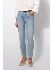Rosner Dżinsy - Slim fit - w kolorze błękitnym rozmiar: 38/L34. Niebieskie jeansy Rosner, l, z aplikacjami, ze skóry, z podwyższonym stanem. Za 187.99 zł.