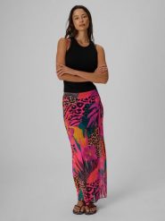 4F Spódnica maxi damska - multikolor S. Spódnice 4f, na imprezę, s, bez wzorów, z dzianiny, sportowe, maxi, dopasowane. Za 99.99 zł.