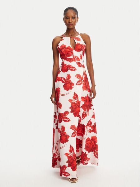 Artigli Sukienka wieczorowa ACAB002404 325 Biały Regular Fit. Białe sukienki Artigli, bez wzorów, z syntetyku, wizytowe, bez kołnierzyka, bez ramiączek. Za 459.99 zł.