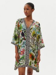 LOLA CASADEMUNT Sukienka letnia LS2516038 Kolorowy Relaxed Fit. Sukienki LOLA CASADEMUNT, l, bez wzorów, z wiskozy, bez kołnierzyka, bez ramiączek. Za 289.99 zł.
