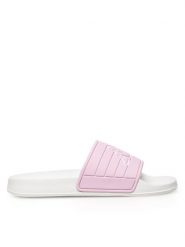 Kappa Klapki SS24-W2 Różowy. Czerwone klapki Kappa, bez wzorów, z syntetyku, bez obcasa, bez zapięcia. Za 79.99 zł.