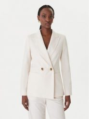 Marella Marynarka Tropico 2613041121 Biały Regular Fit. Białe marynarki i żakiety Marella, bez wzorów, z syntetyku, bez ramiączek. Za 1,309.00 zł.