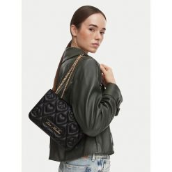 Torebka LOVE MOSCHINO. Czarne kopertówki Love Moschino, bez wzorów, wizytowe, bez dodatków. Za 949.99 zł.